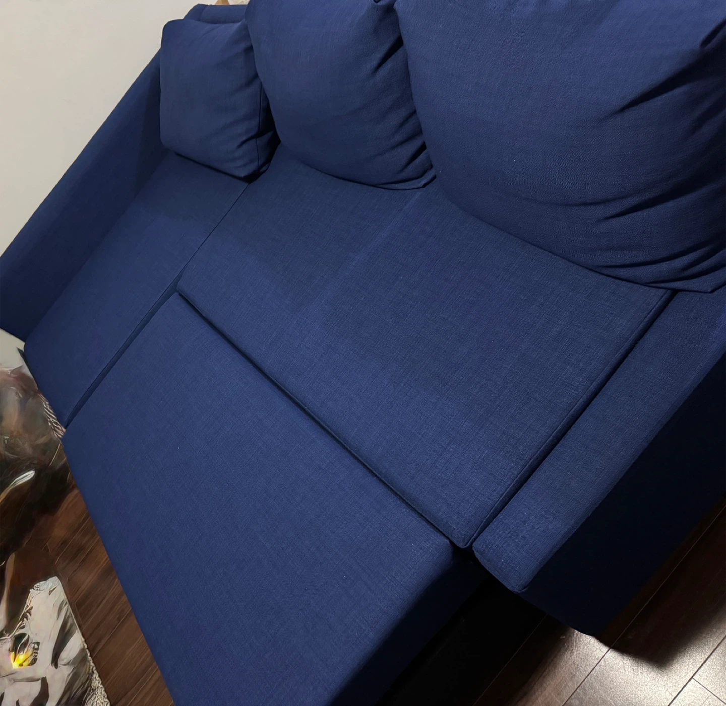 IKEA Friheten Sleeper Sectional Sofa - Navy Blue - photo 4
