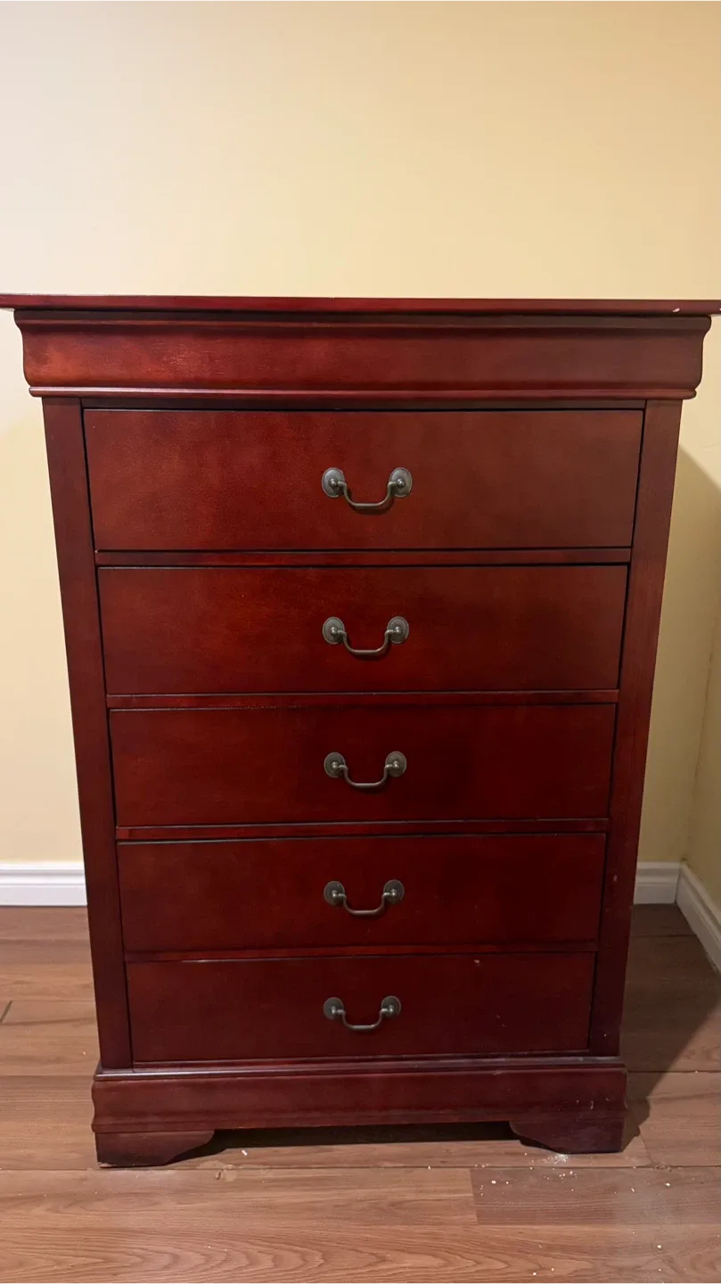 Wooden 5-Drawer Chest thumbnail