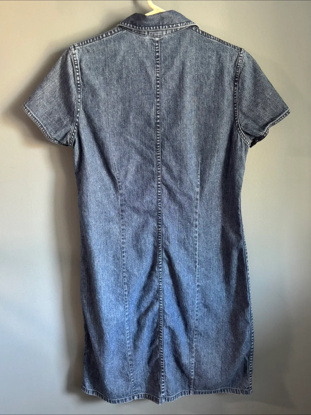 L.L.Bean Denim Shirt Dress - Size 8 image indicator(6)