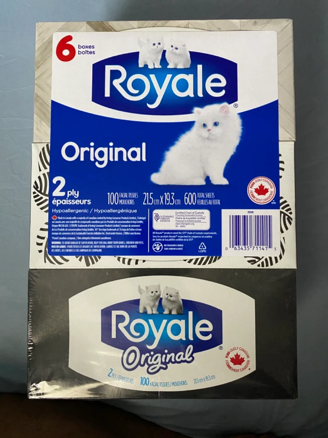 Royale Original Facial Tissues - 6 Boxes image indicator(3)