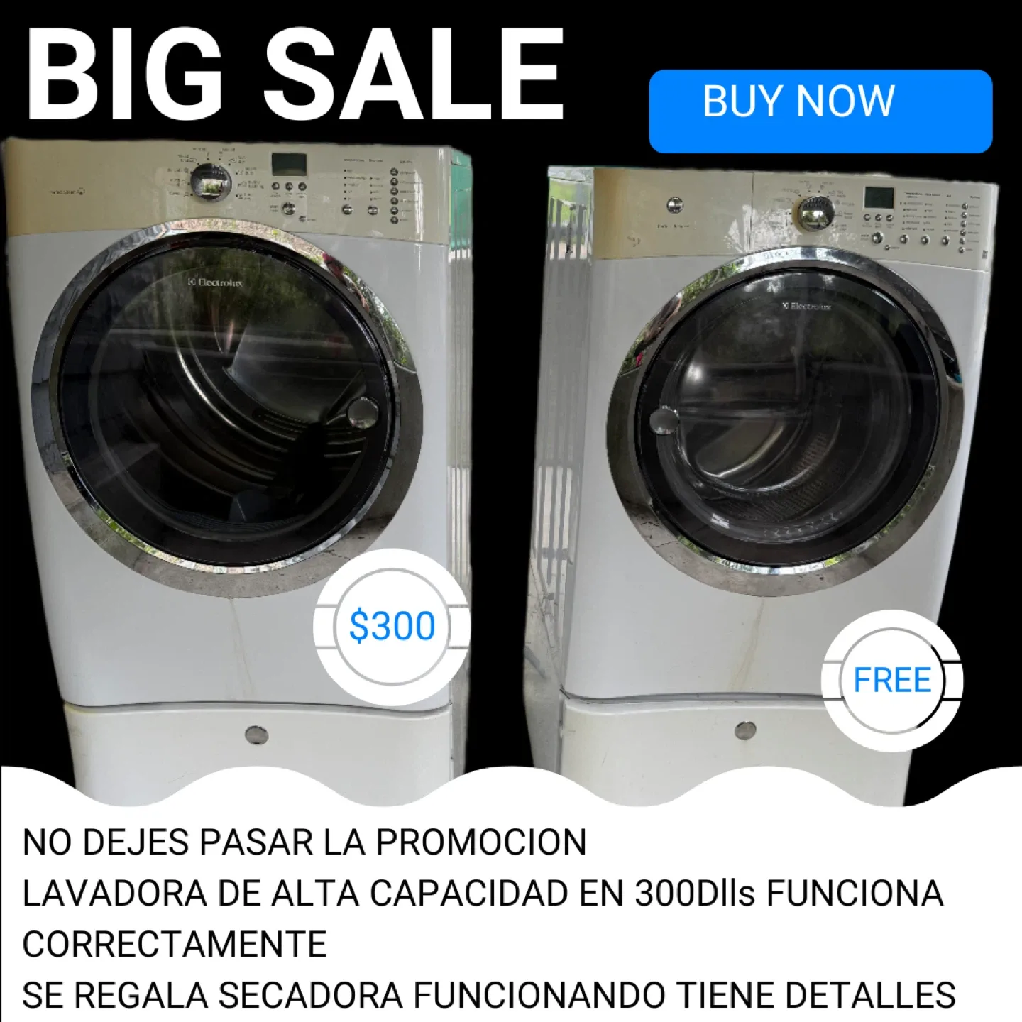 Electrolux Washer and Dryer Set