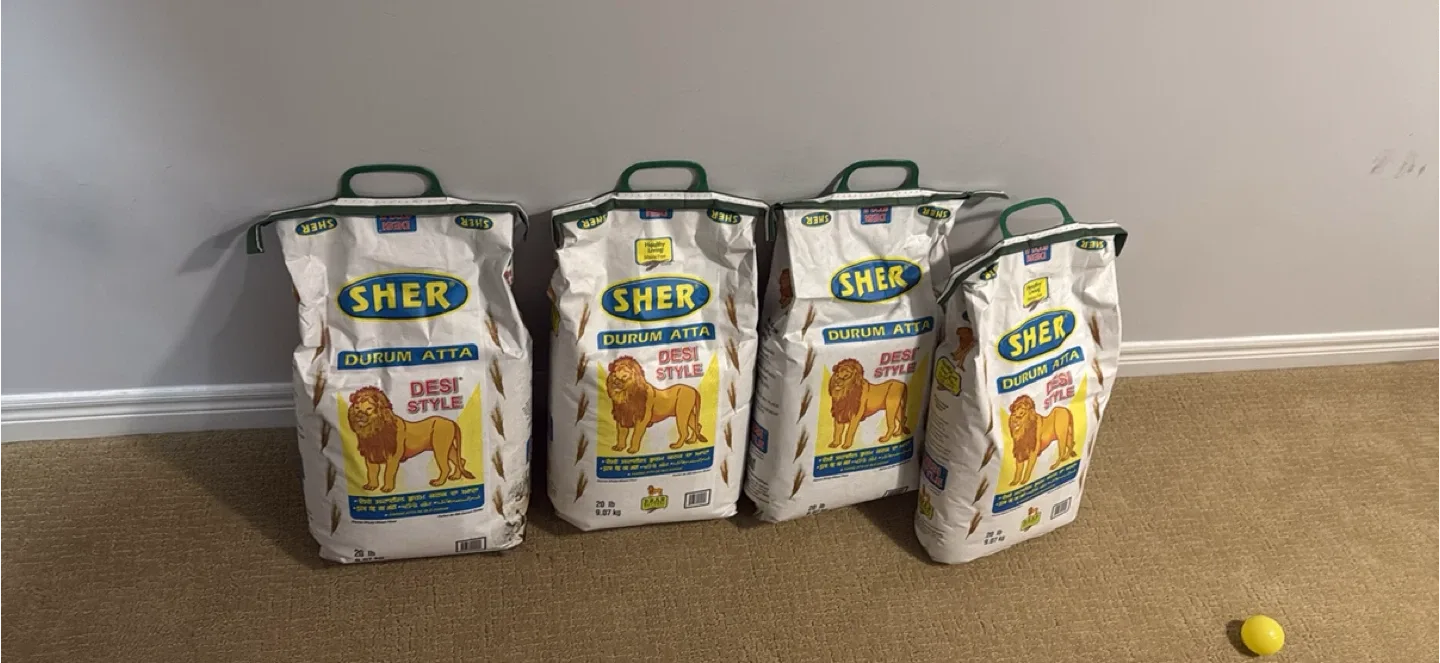 Sher Durum Atta Desi Style - 20 lb Bags image indicator(2)