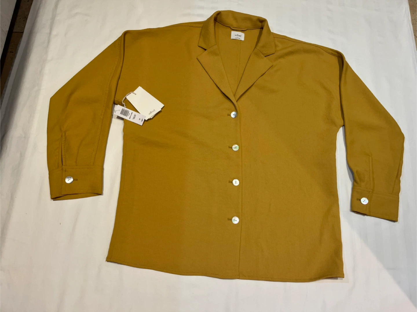 NEW Wilfred Relaxed Fit Button-Up Shirt