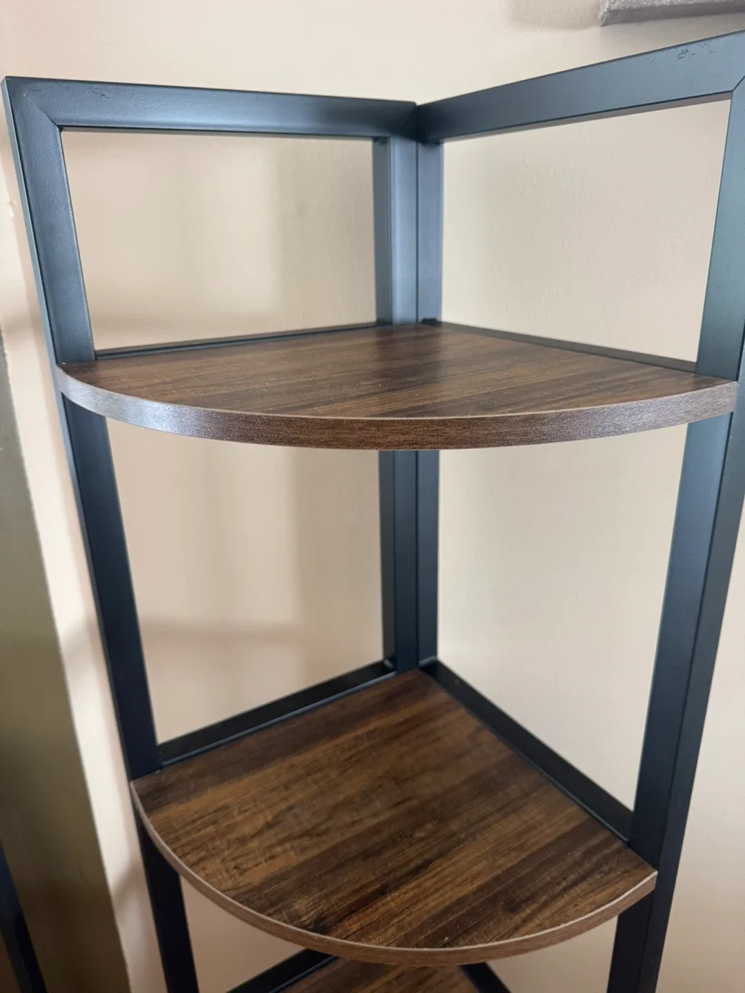 Corner Shelf - 5 Tier Rustic Brown image indicator(2)