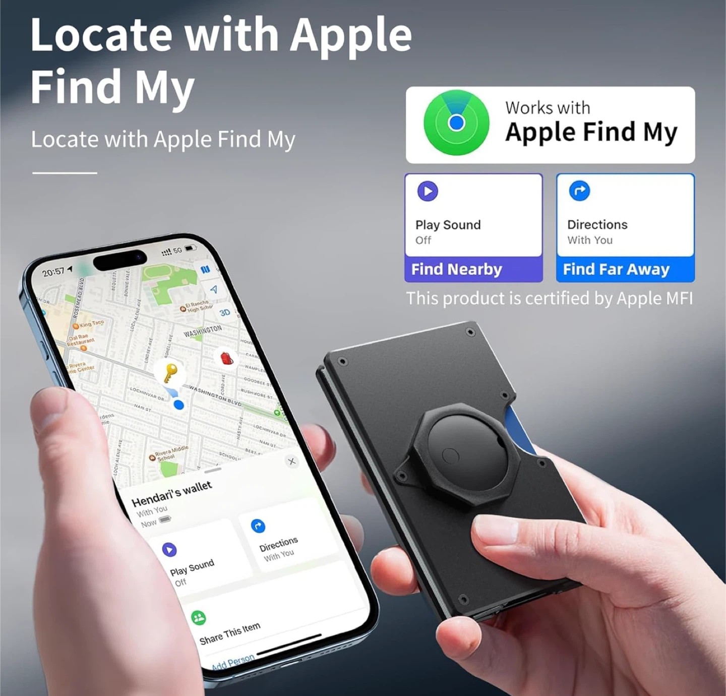 Smart Tracker Wallet with Apple Find My - photo 3