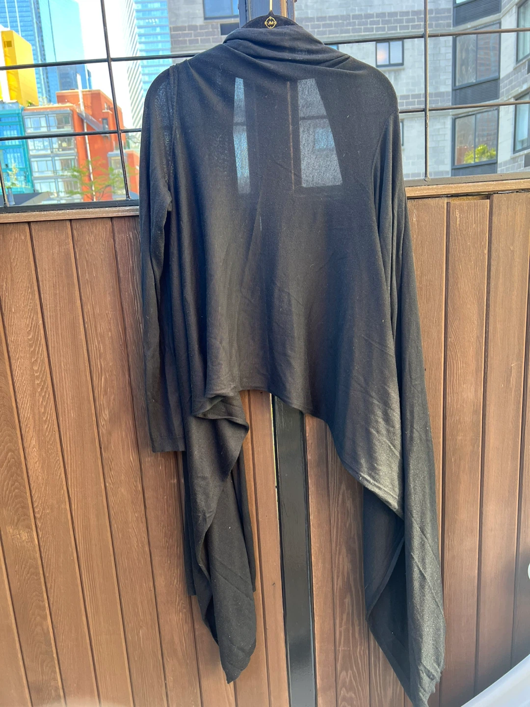 DKNY Black Silk Cashmere Cardigan M/L - photo 3