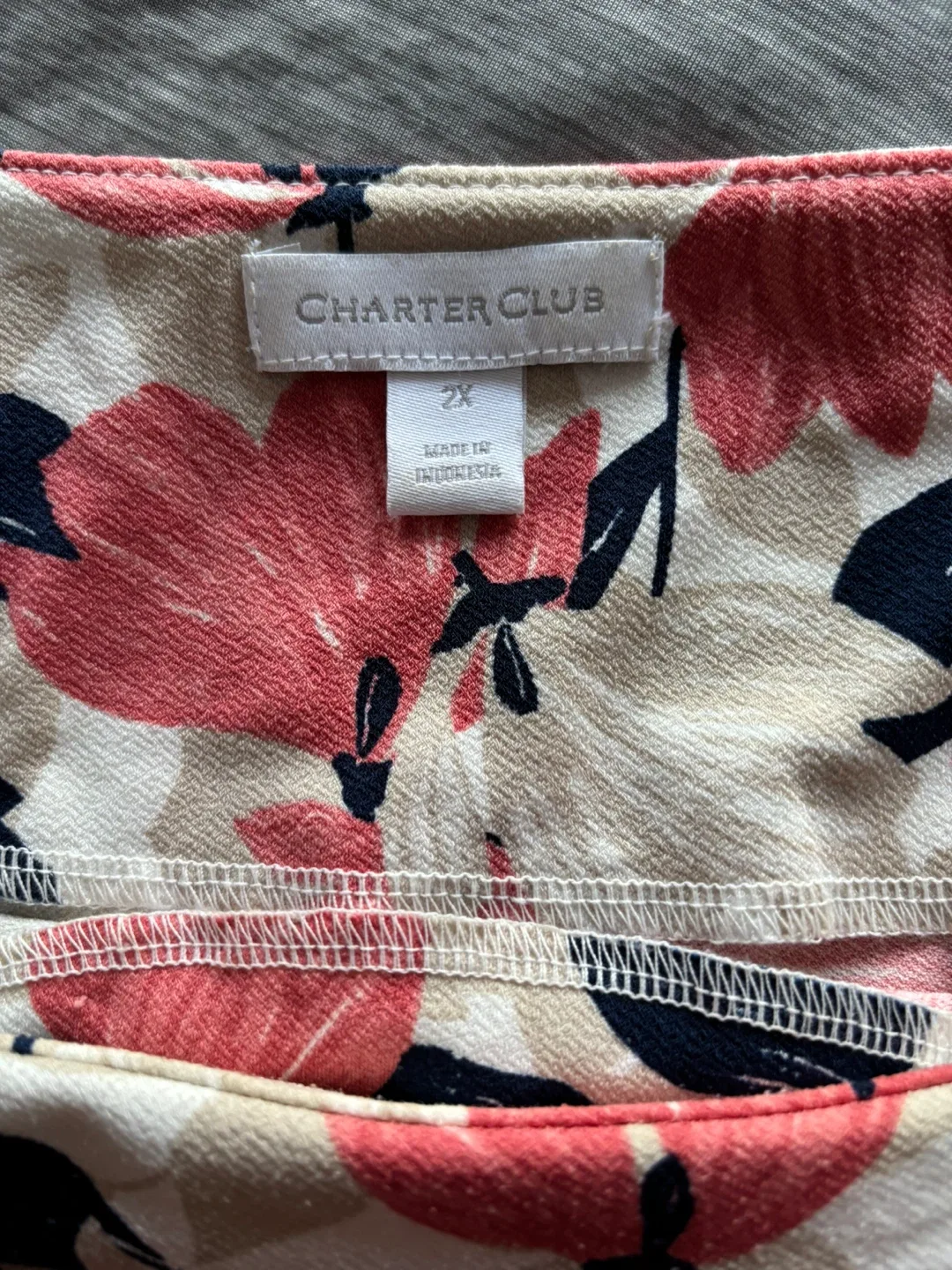 Charter Club Floral Top image indicator(2)