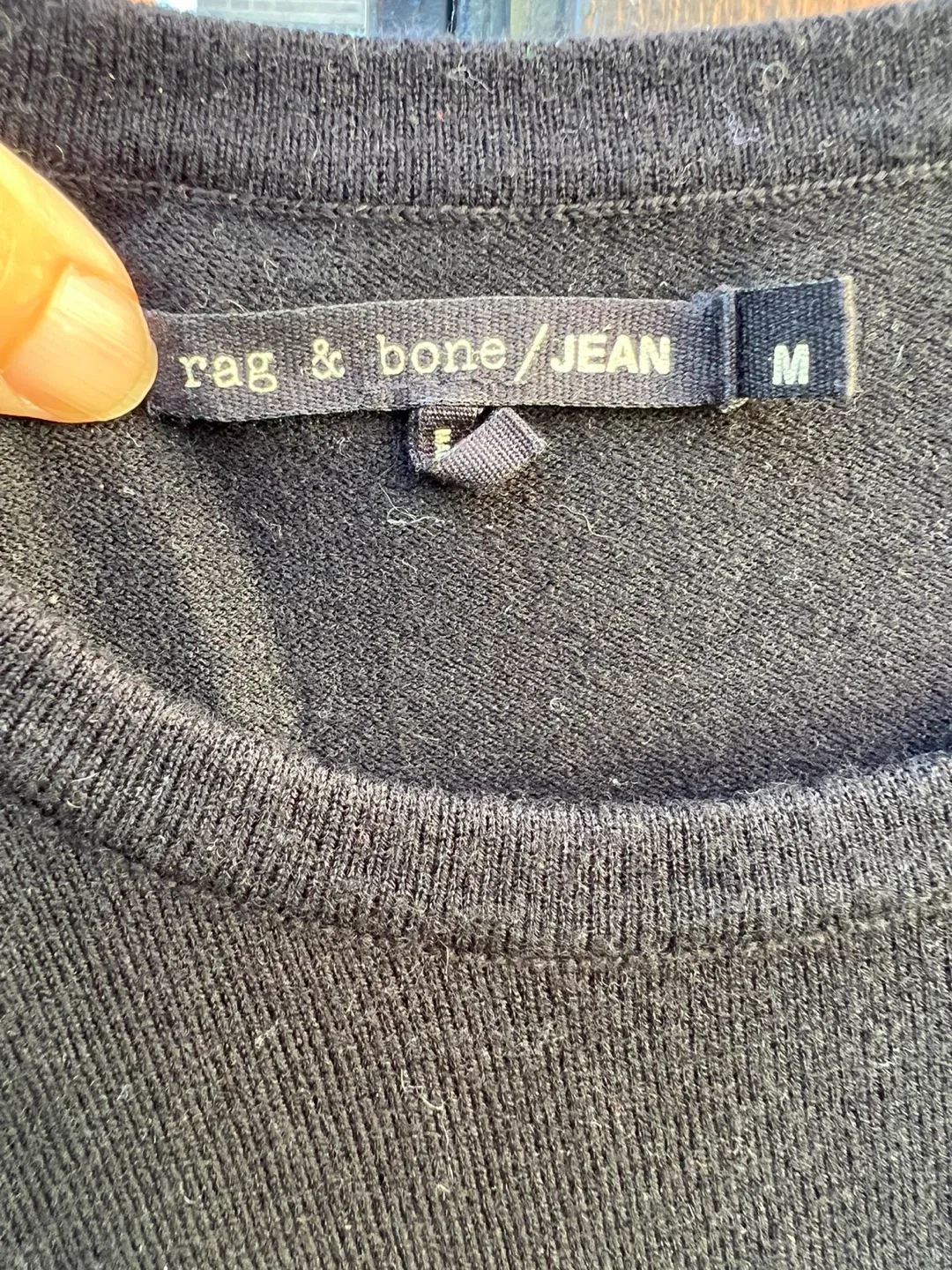 Rag & Bone/JEAN Black Sweater - Size M image indicator(2)