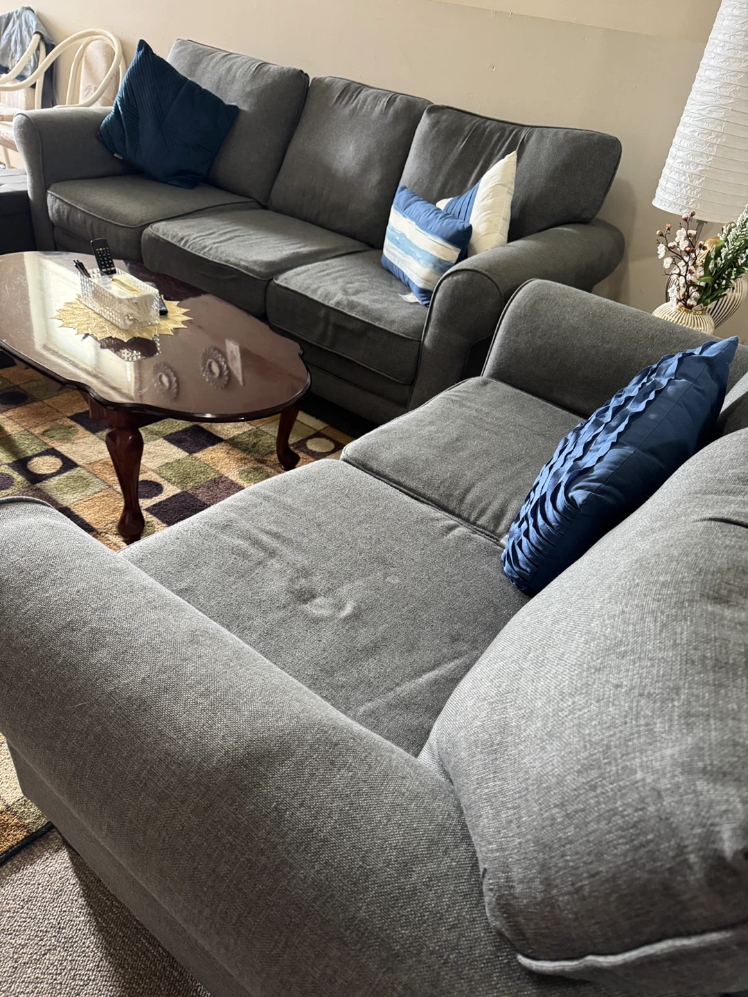 Grey Sofa and Loveseat Set - photo 2