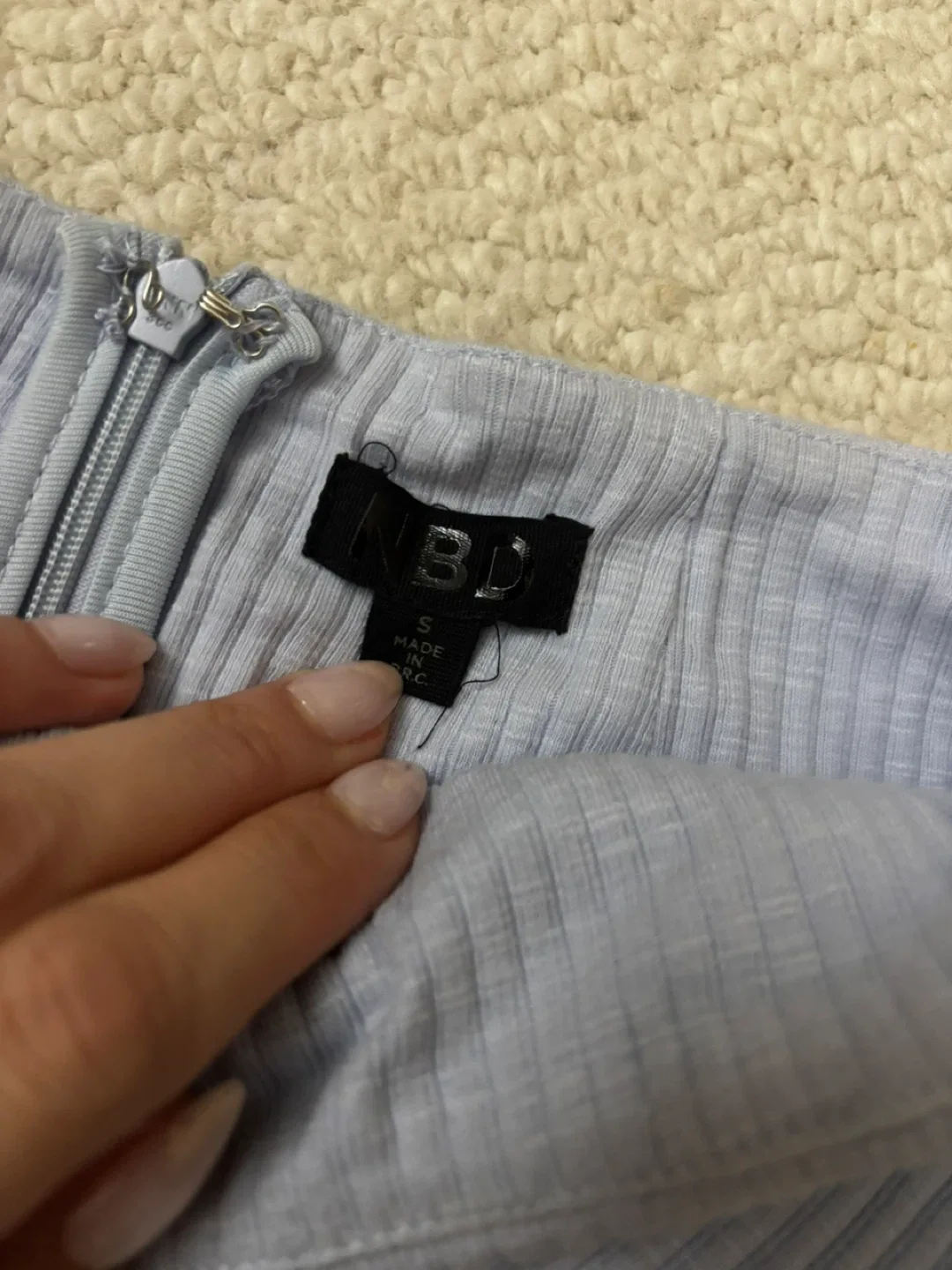 ABD Skirt - Size S - Light grey/blue image indicator(2)