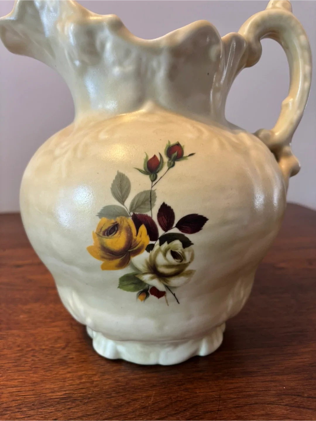 Vintage Floral Cream Pitcher image indicator(3)