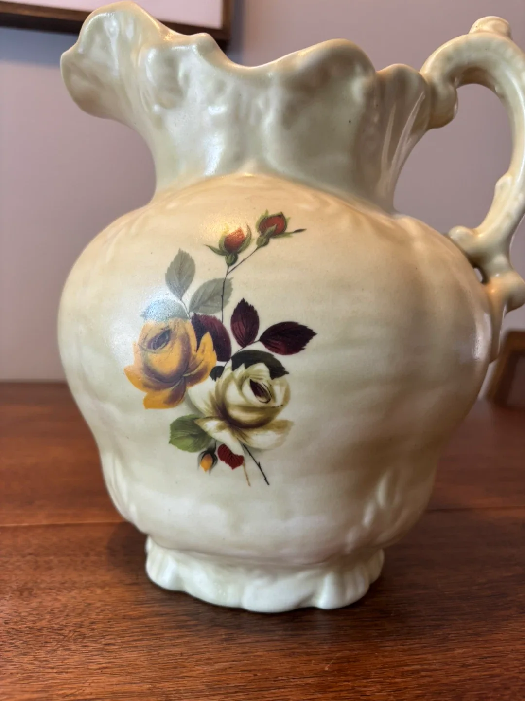 Vintage Floral Cream Pitcher image indicator(10)