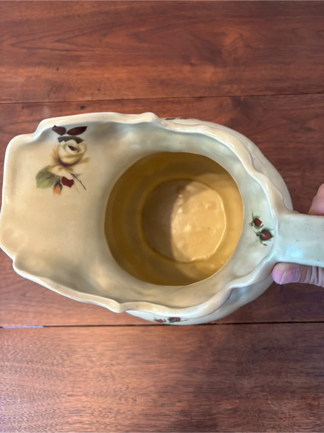 Vintage Floral Cream Pitcher image indicator(7)