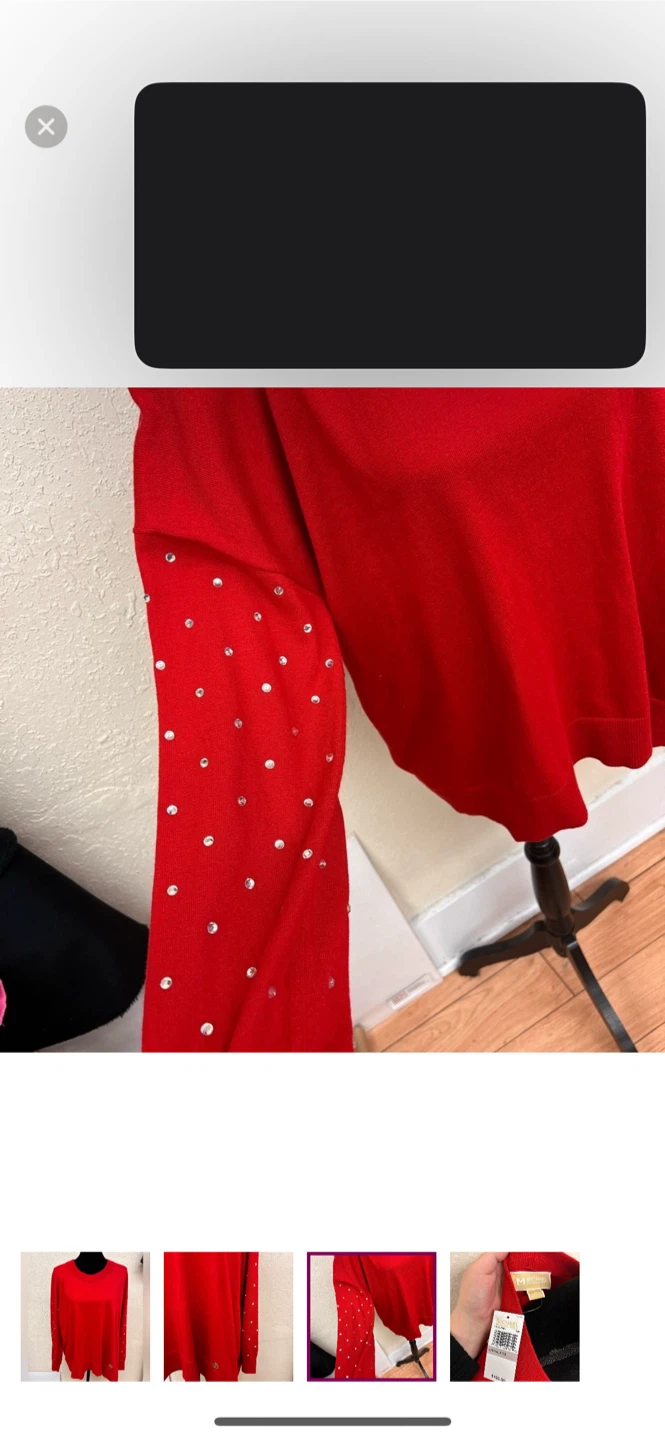 Michael Michael Kors Red Sweater 1X NEW - photo 3