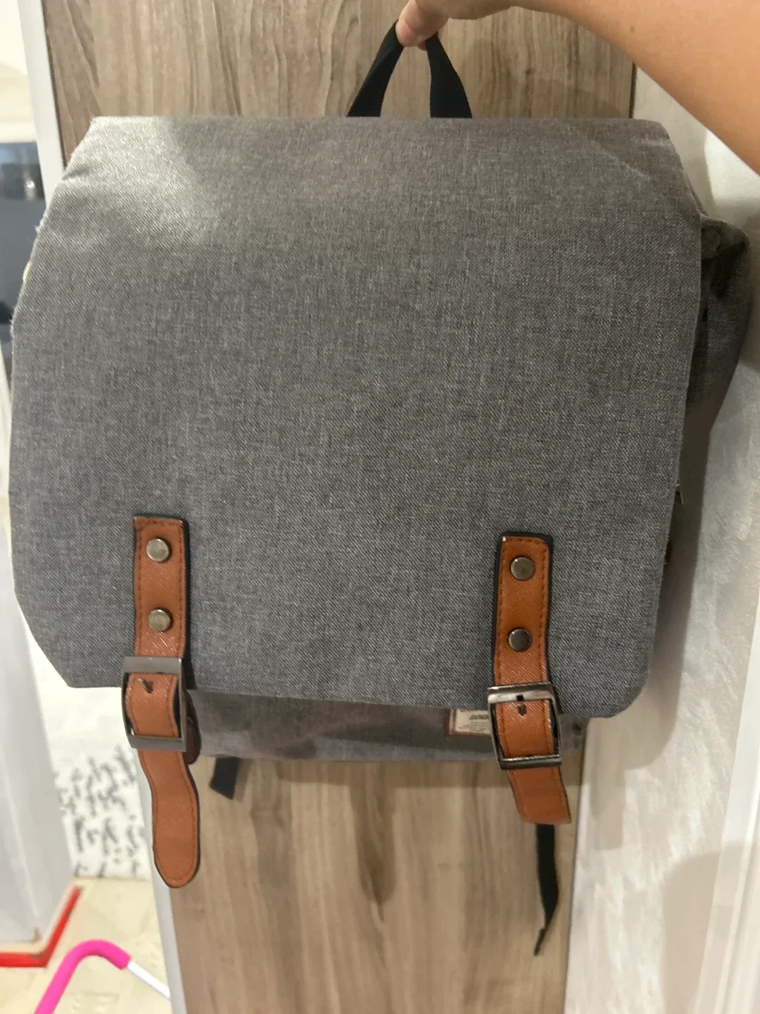 Grey Messenger Bag thumbnail