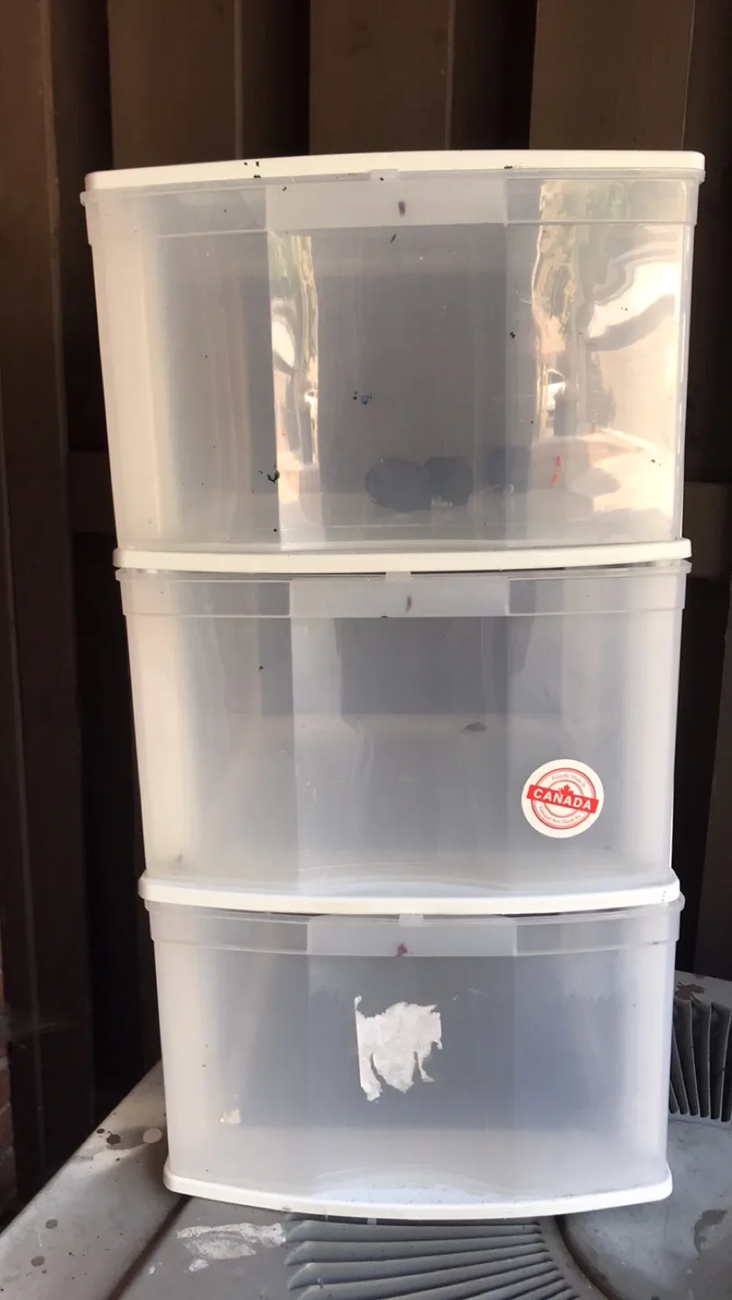 3-Drawer Plastic Storage Unit thumbnail