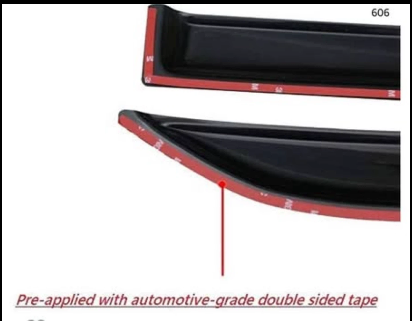 Olltoz Toyota Camry 2018-2024 Window Visor Deflectors - photo 3