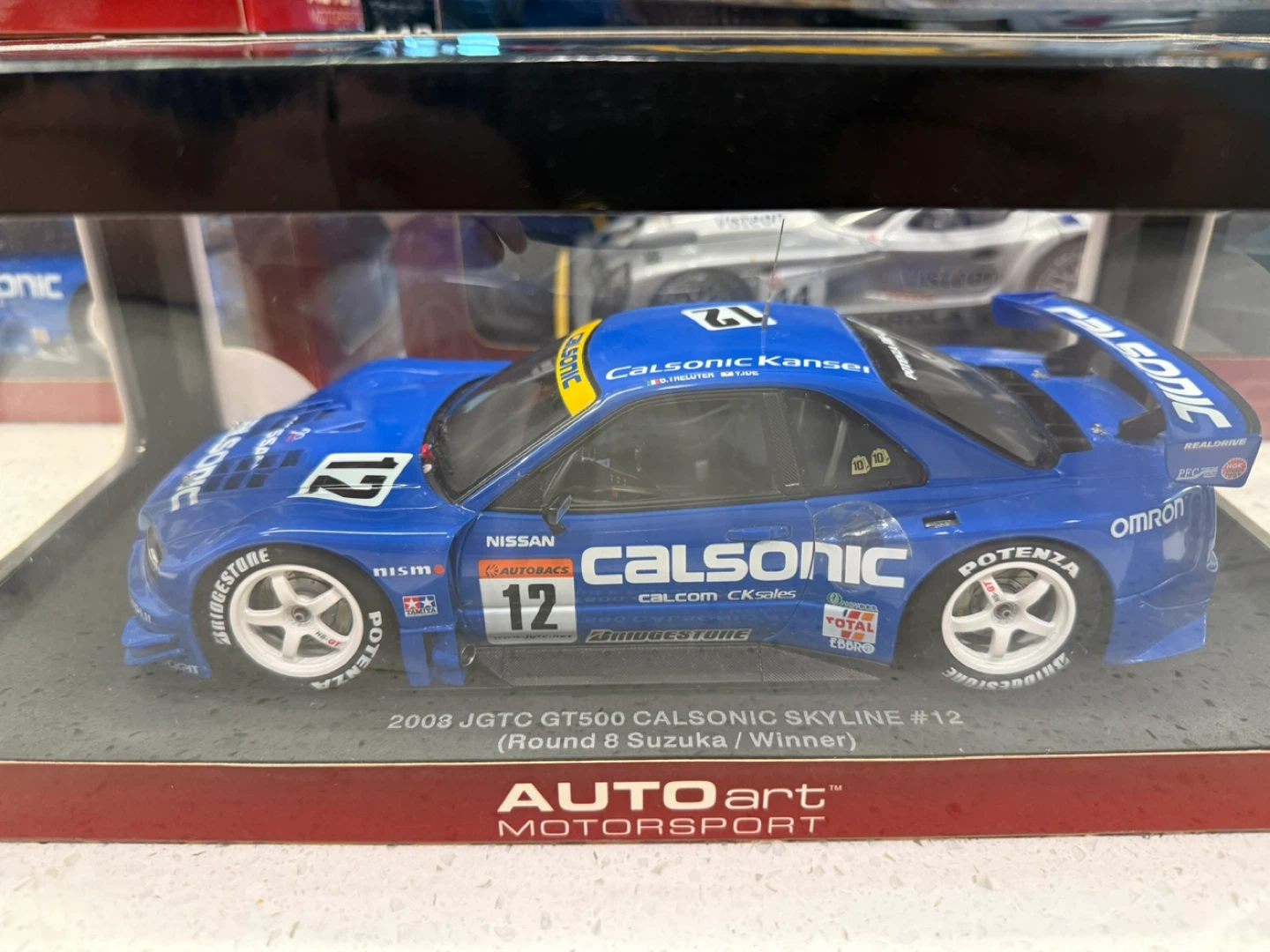 AUTOart 2003 JGTC Nissan Skyline GT-R Calsonic