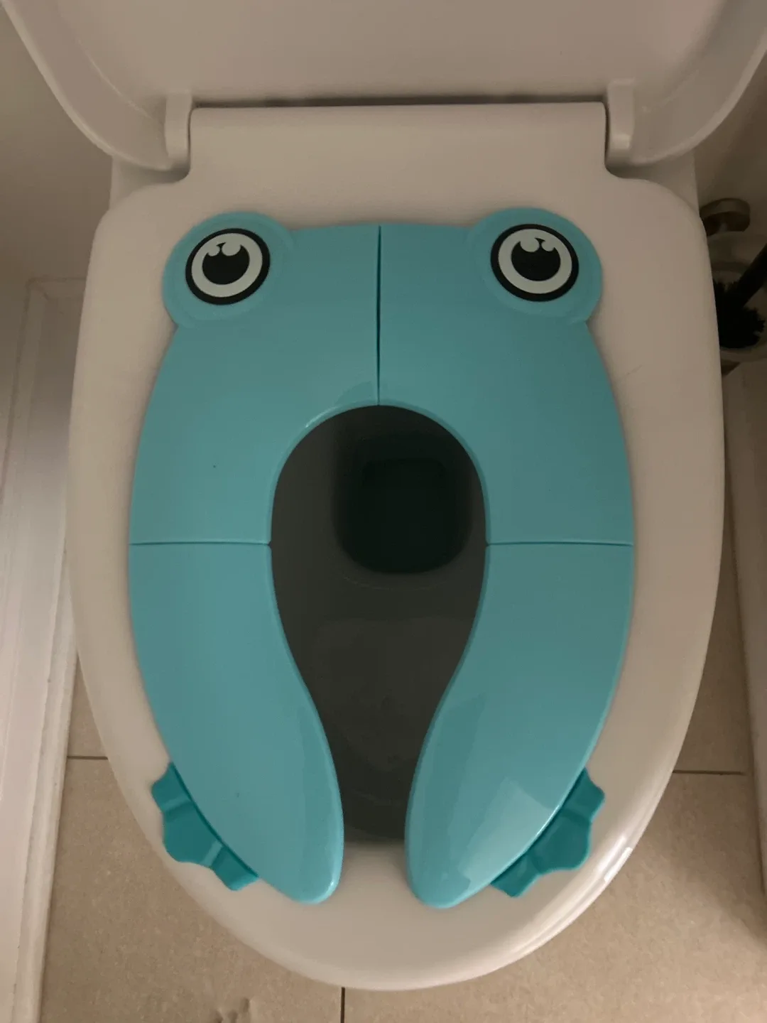 Frog Potty Training Seat - Blue thumbnail