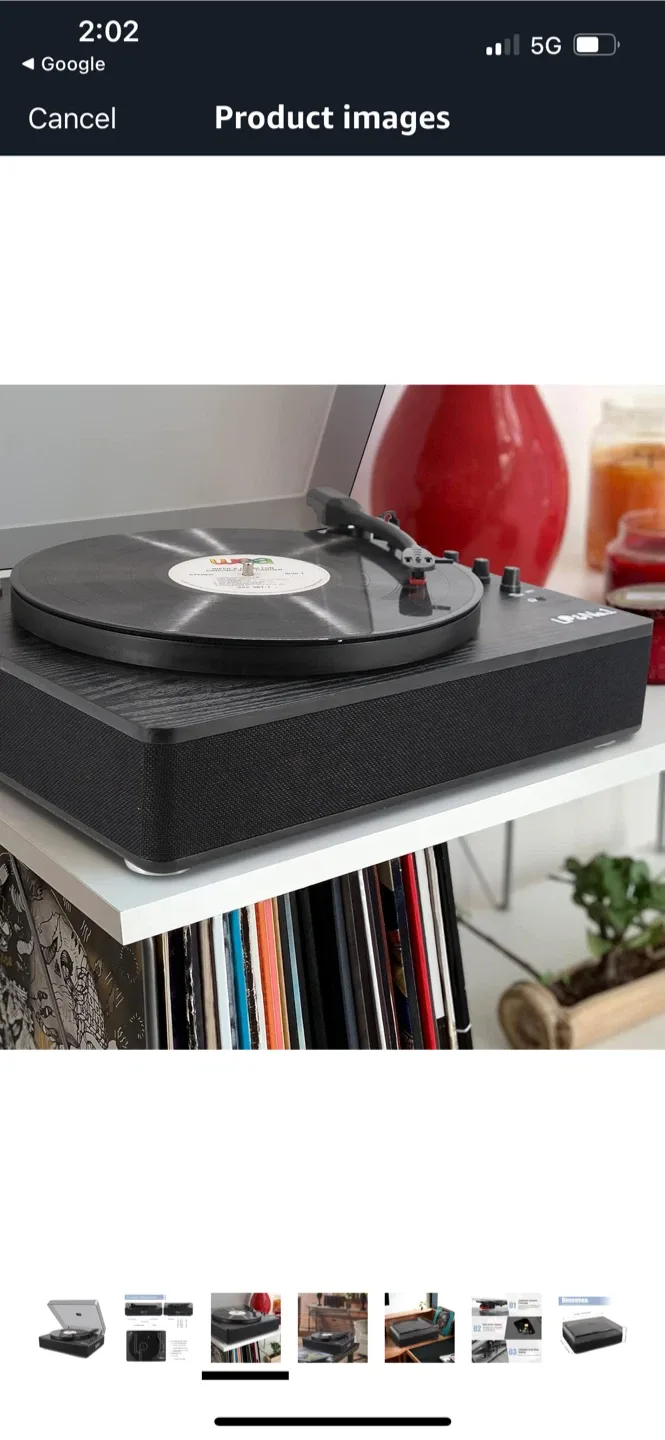 New LP&No.1 Bluetooth Record Player image indicator(2)