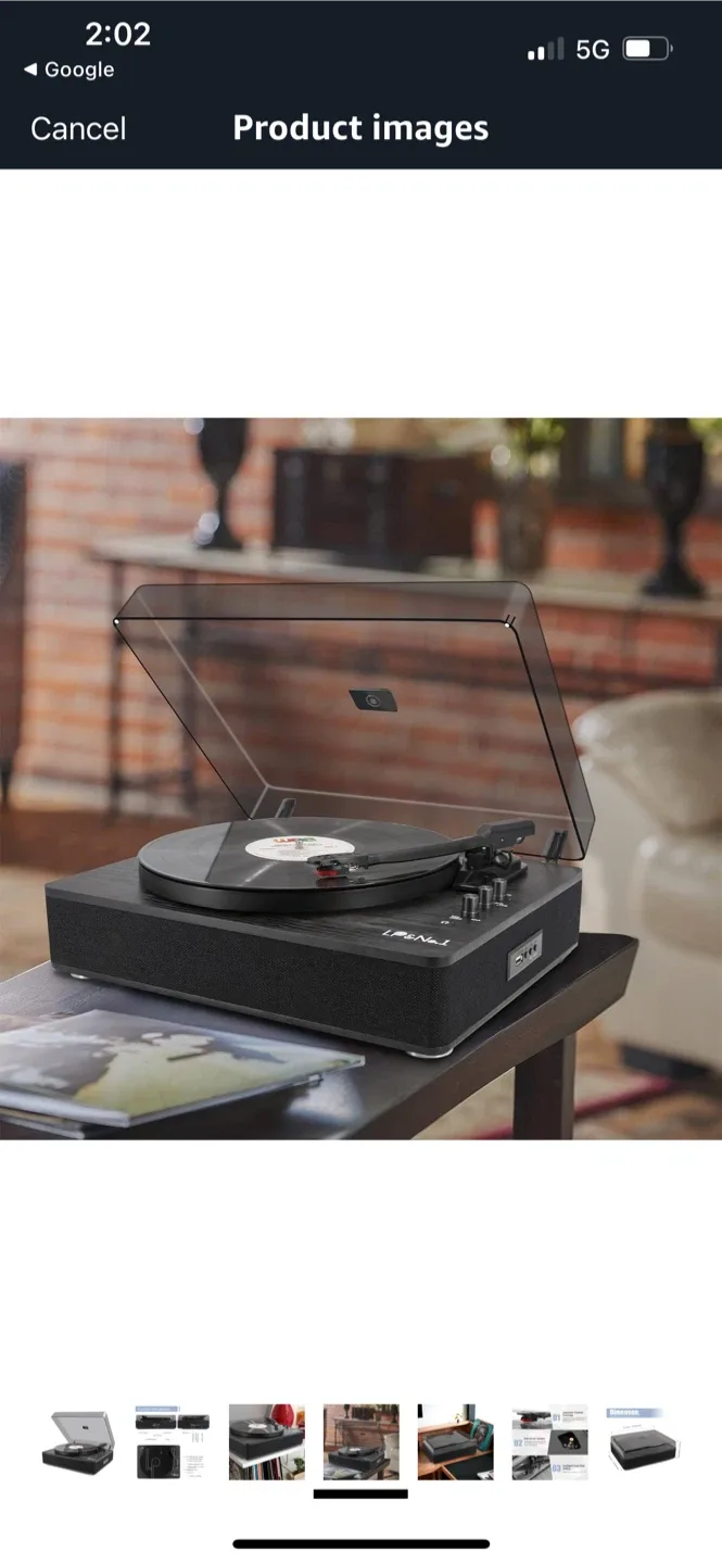 New LP&No.1 Bluetooth Record Player image indicator(3)