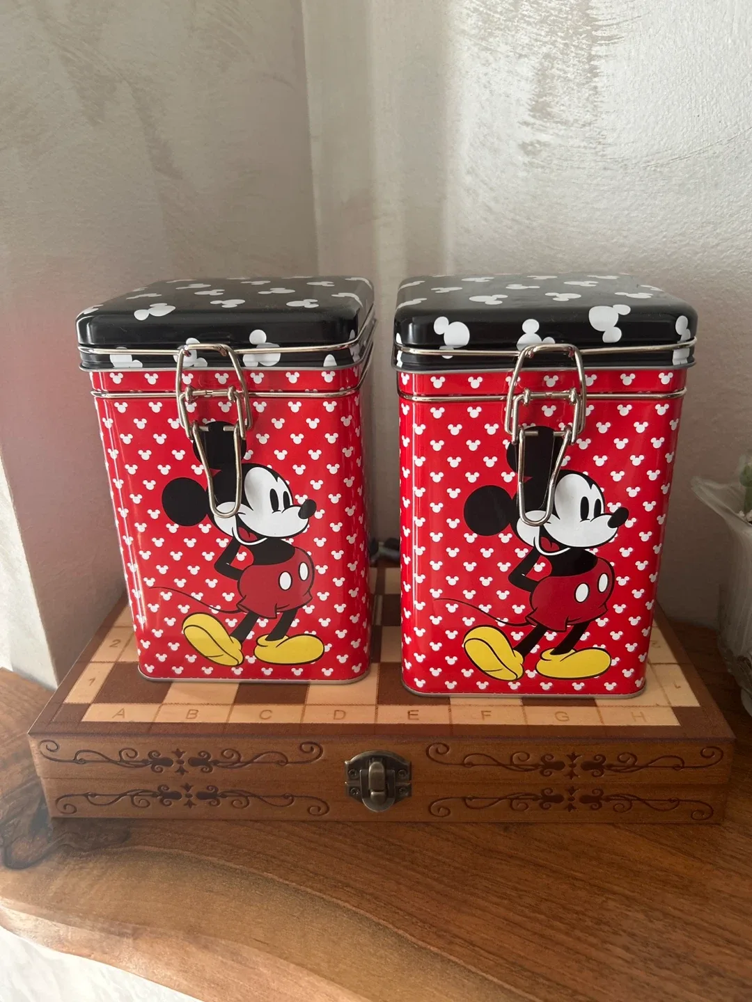 Mickey Mouse Storage Tins - Set of 2 thumbnail