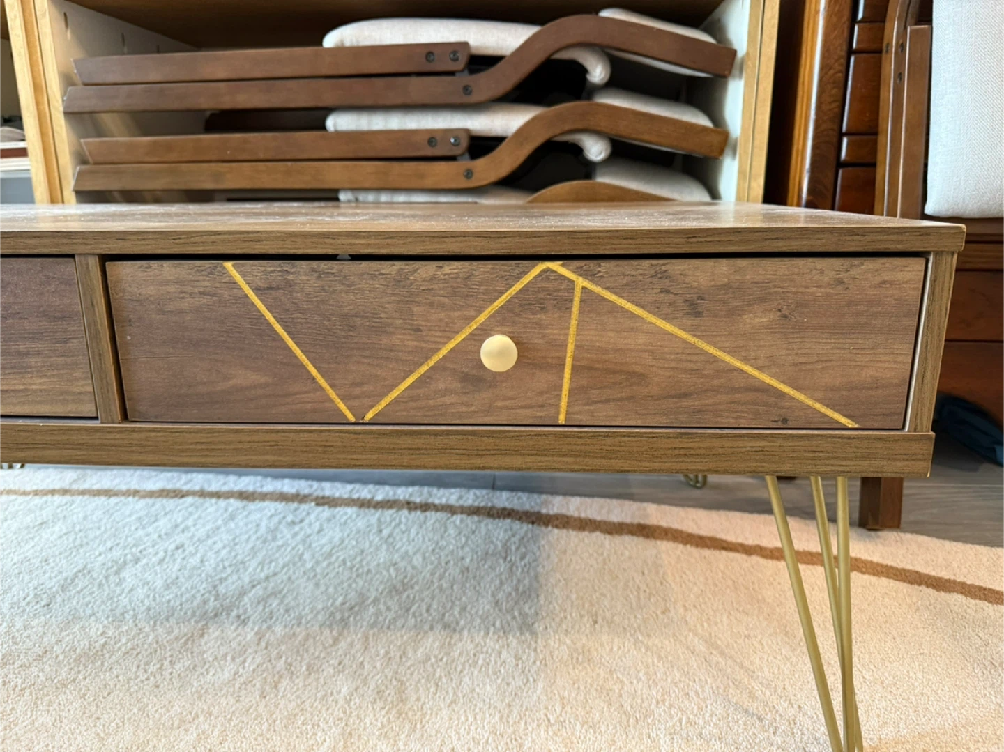 Coffee Table with Drawers - photo 4