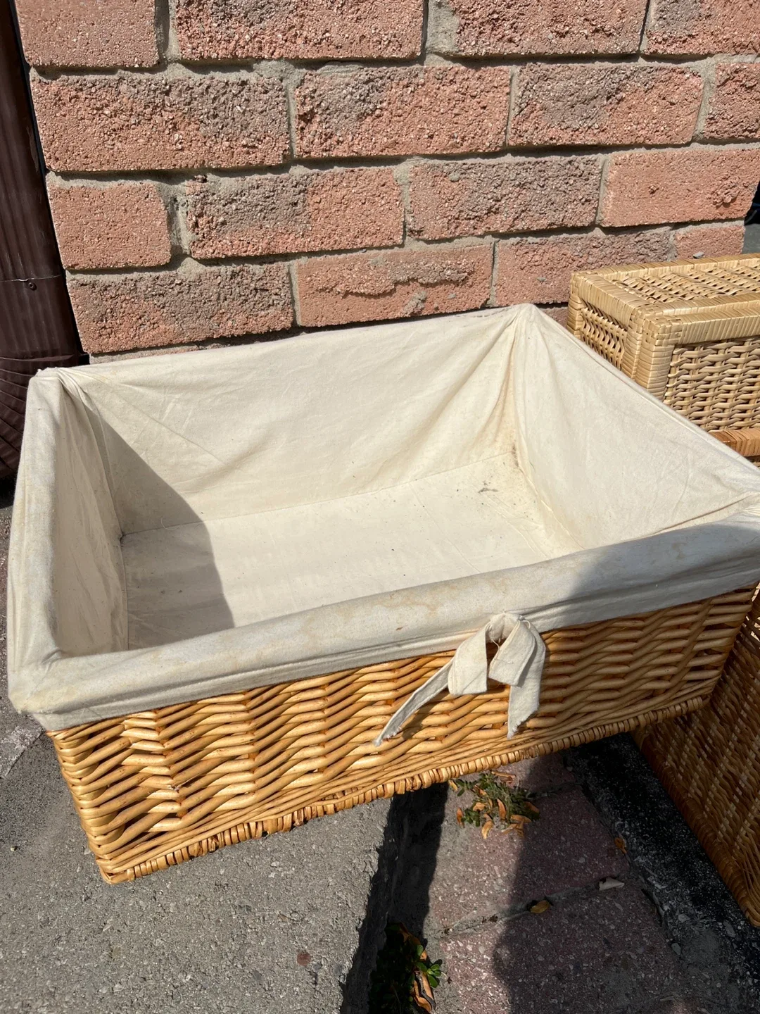 Wicker Storage Baskets - Set of 3 image indicator(4)