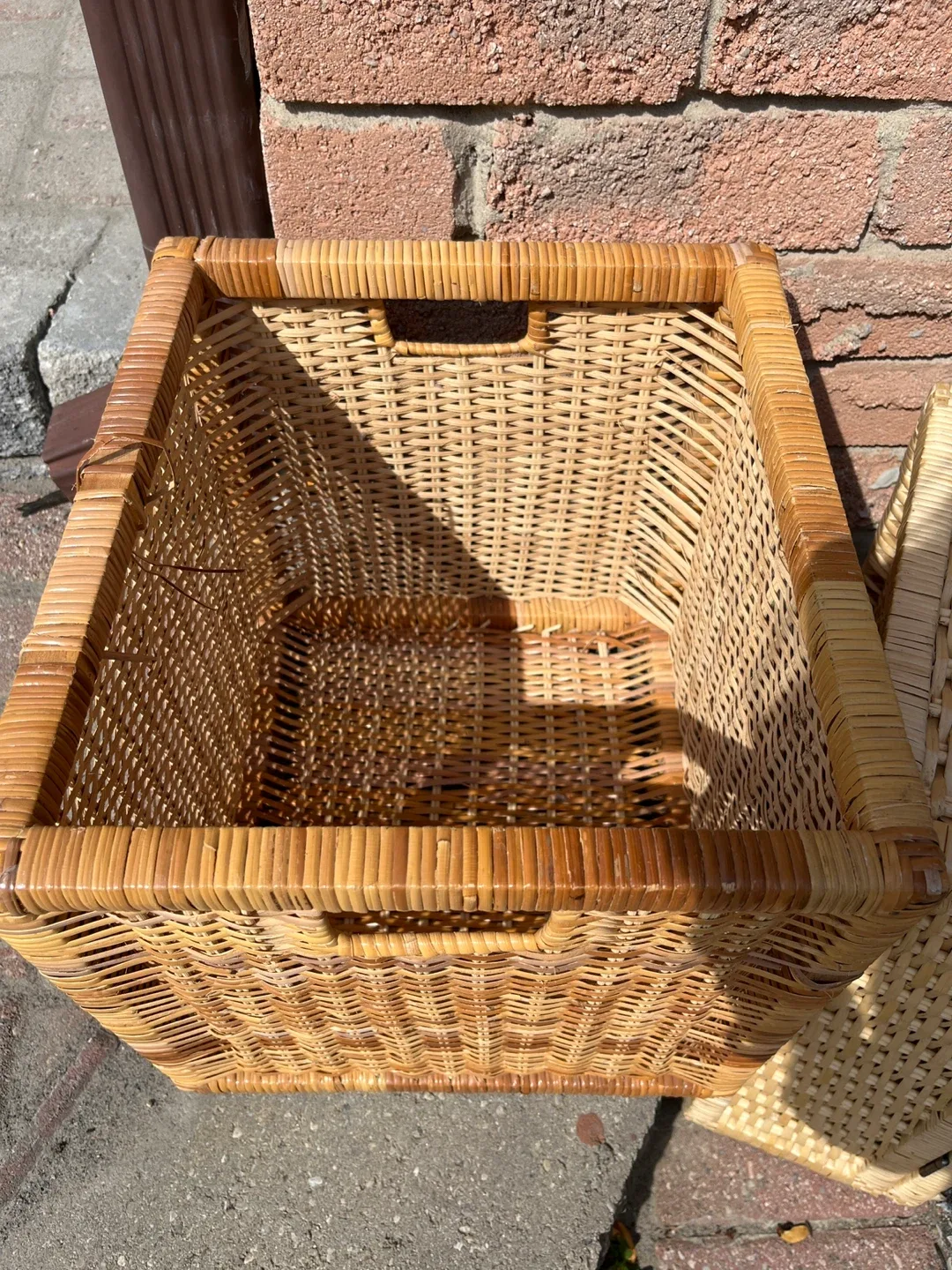 Wicker Storage Baskets - Set of 3 image indicator(3)