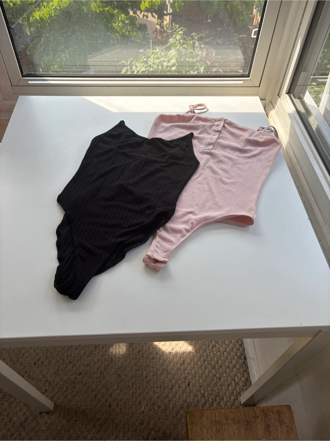 Ardene Bodysuits - Pink & Black