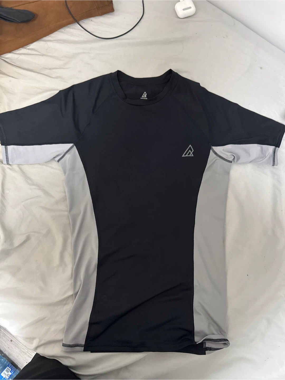 Ripzone Black & Grey Rash Guard - Size S
