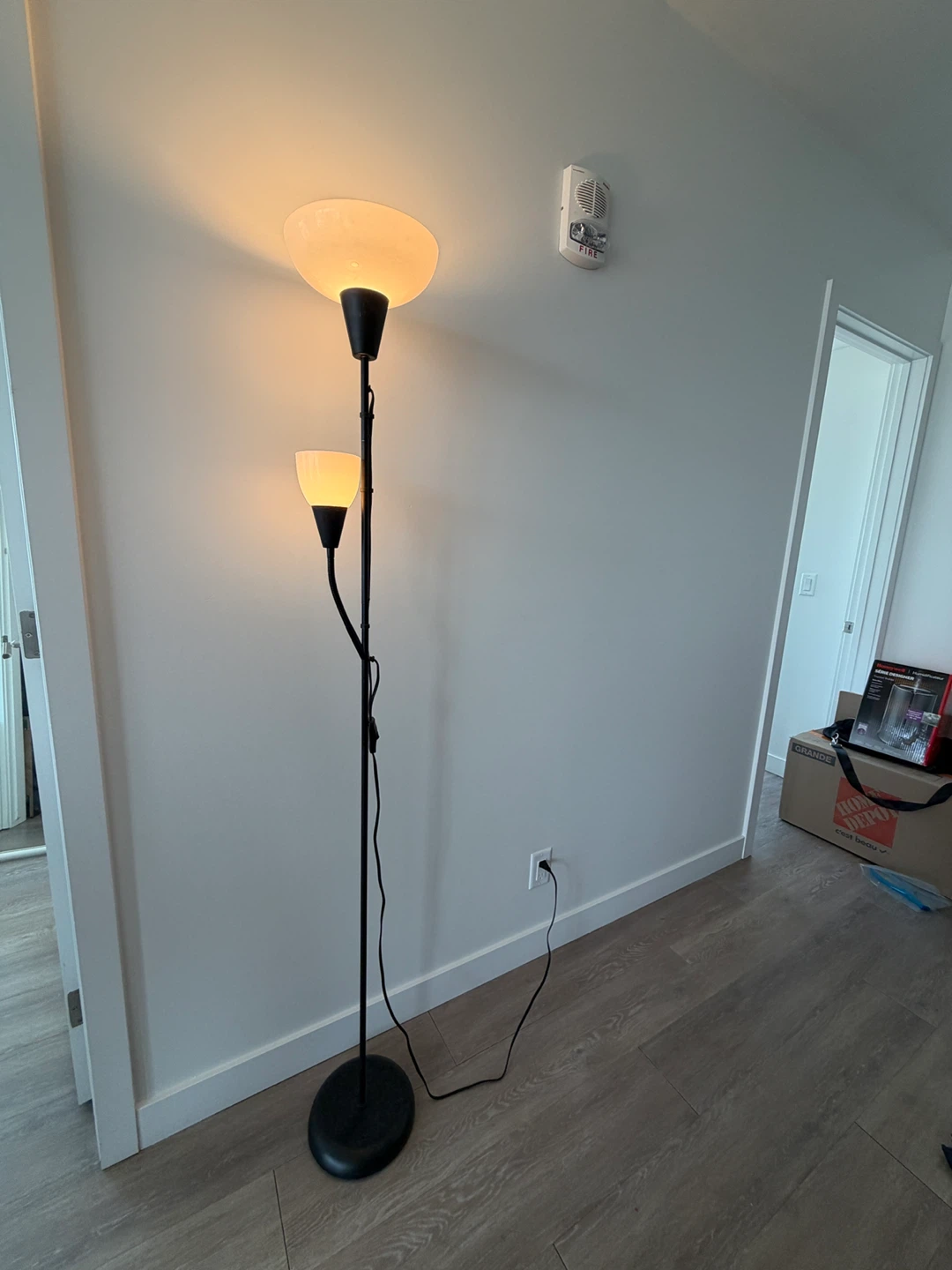 IKEA NOT Floor Uplight/Reading Lamp - Black - photo 5