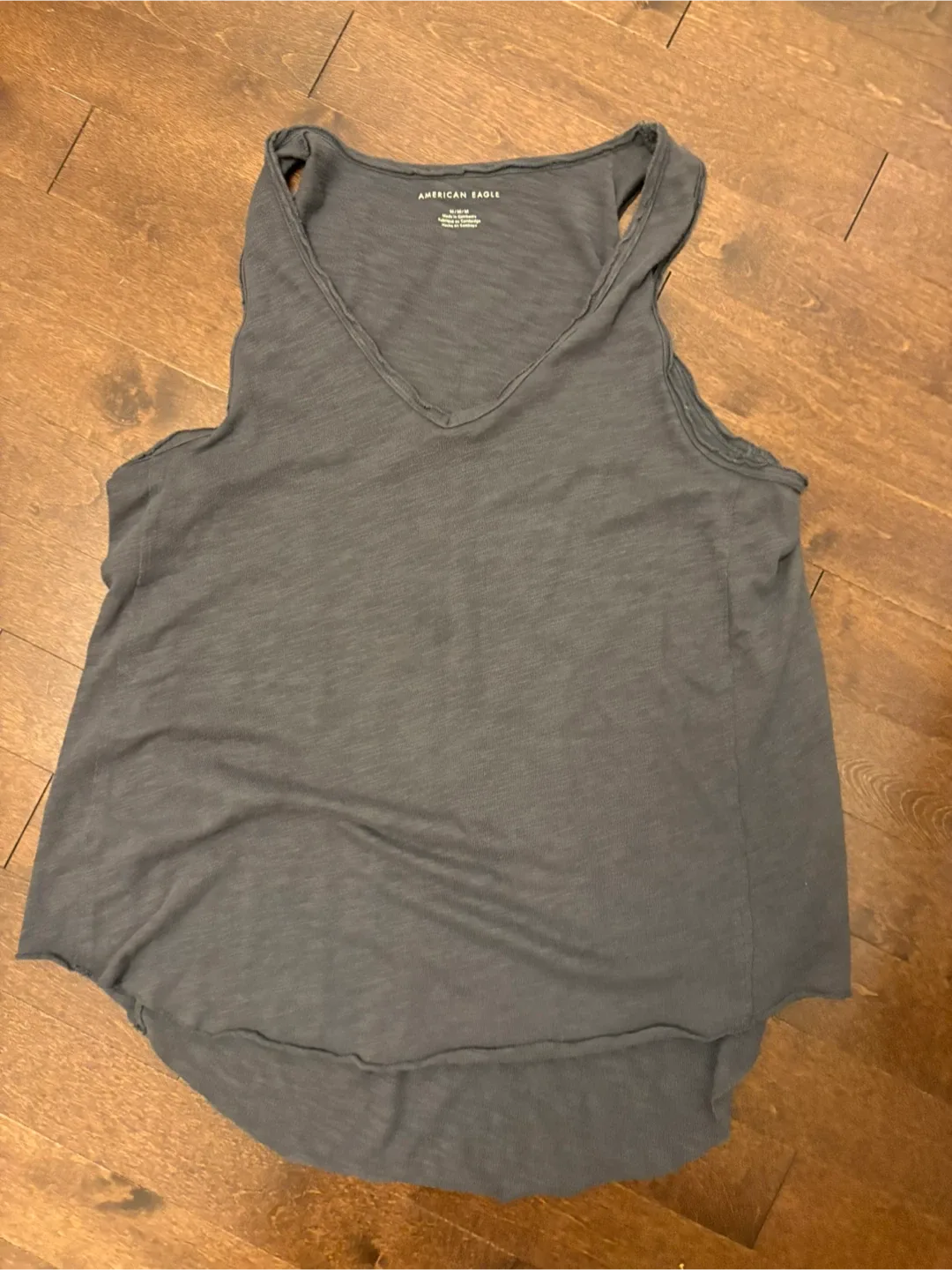 American Eagle Grey Tank Top - Size M thumbnail