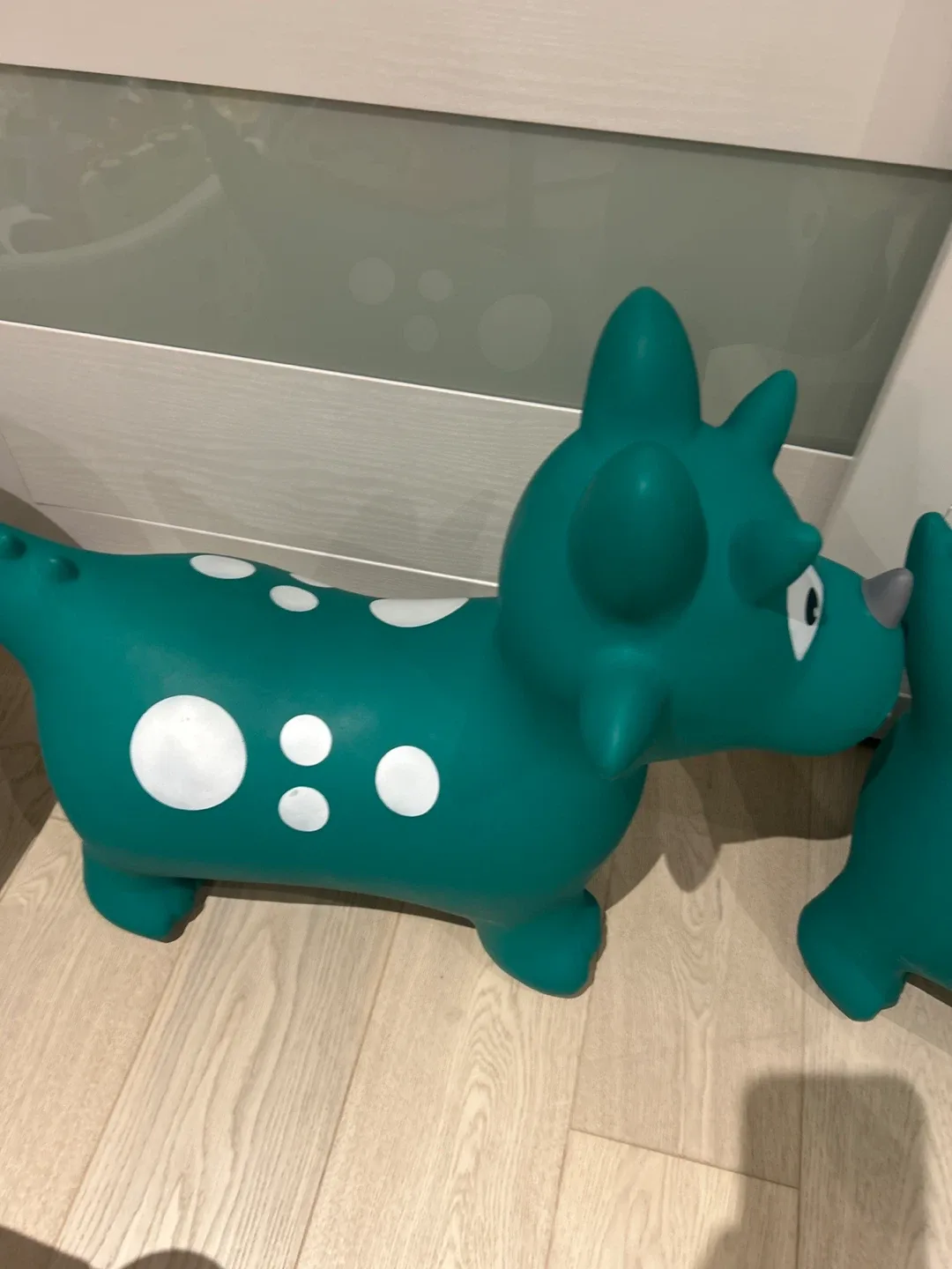 Inflatable Dinosaur Bouncer - Green thumbnail