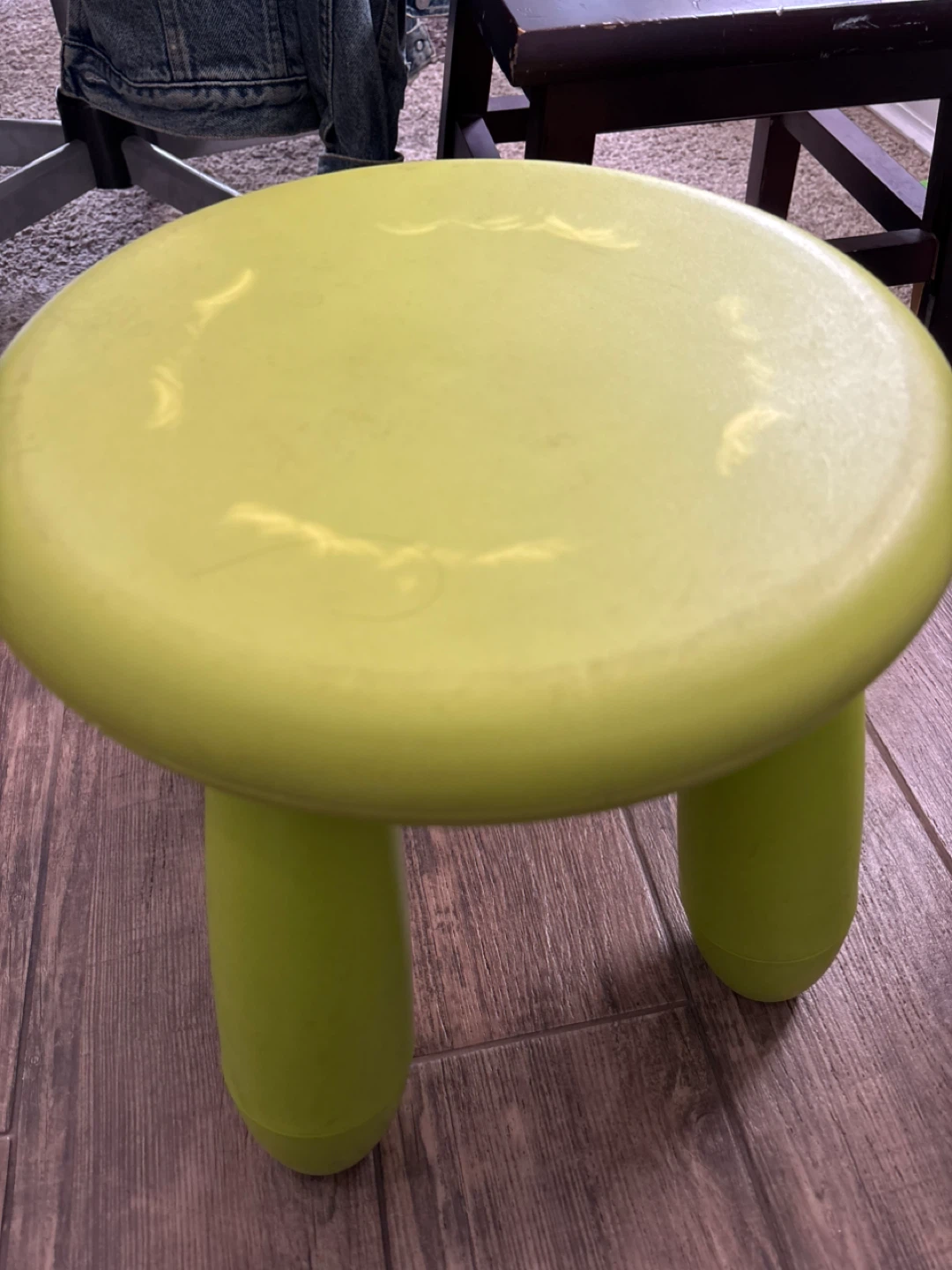 4 - IKEA Mammut Children's Stool - Green