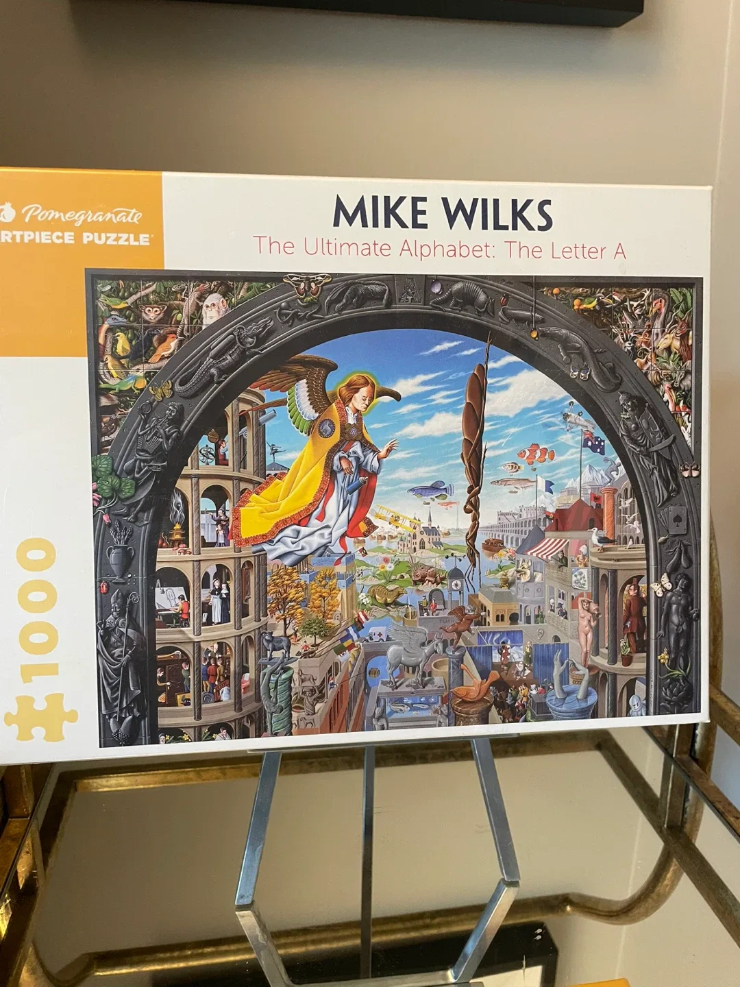 Pomegranate Mike Wilks 'The Letter A' 1000-Piece Puzzle thumbnail