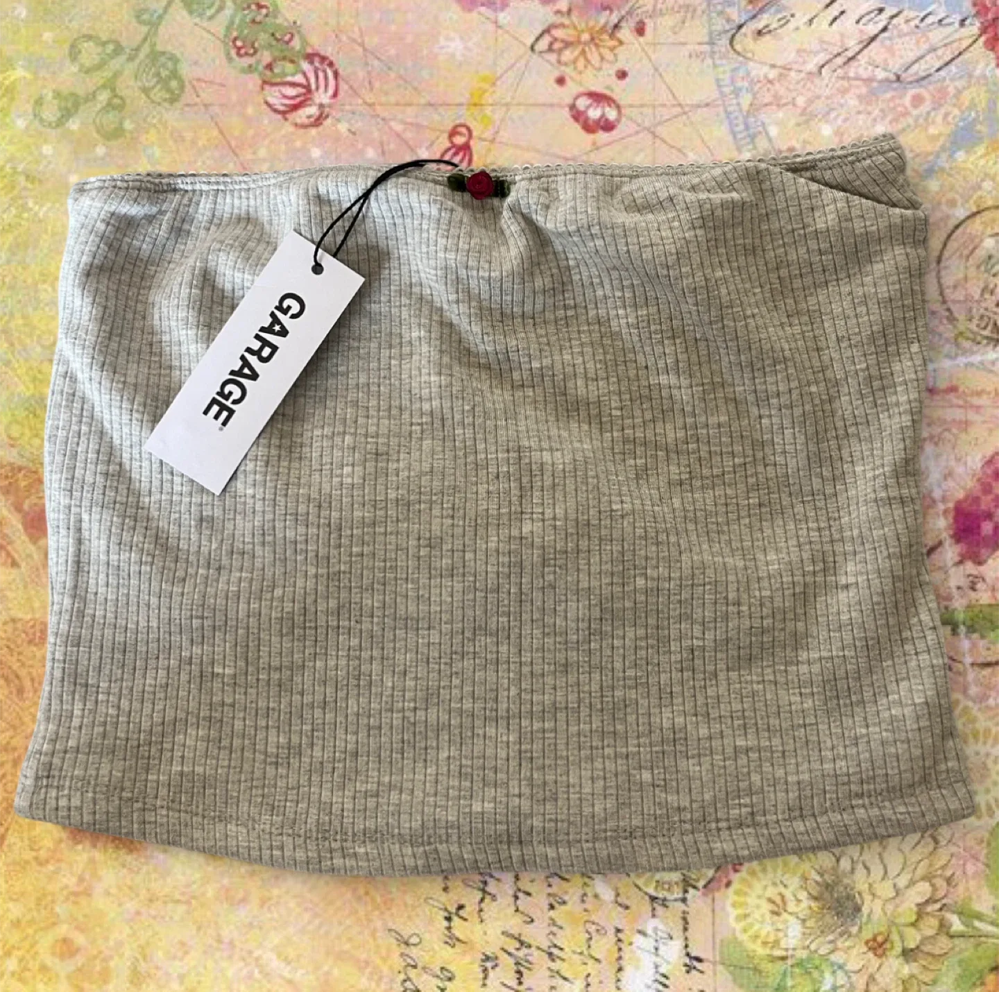 Garage Grey Tube Top - Size XS/TP - New! thumbnail