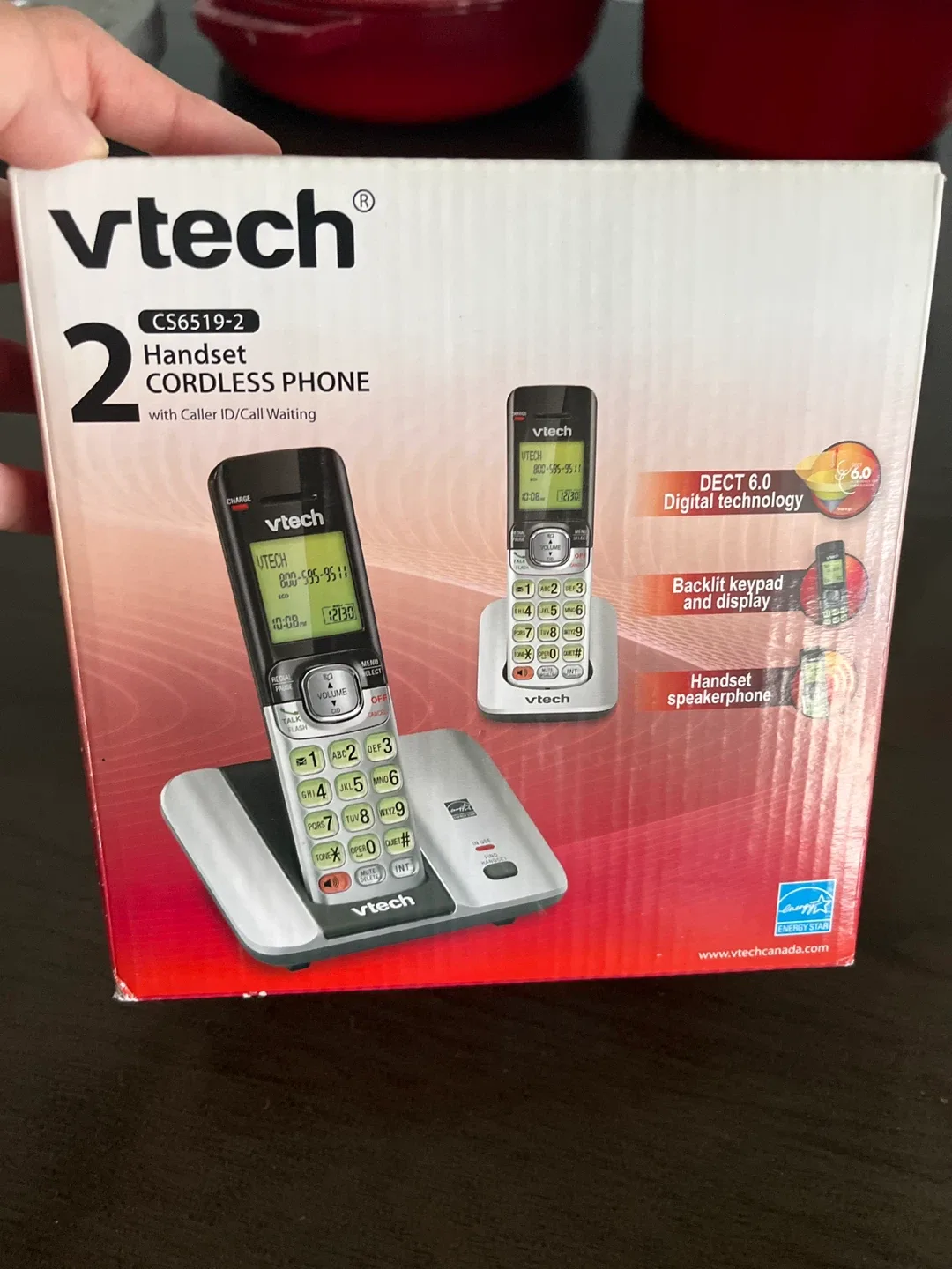 VTech CS6519-2 Cordless Phone - Like New!