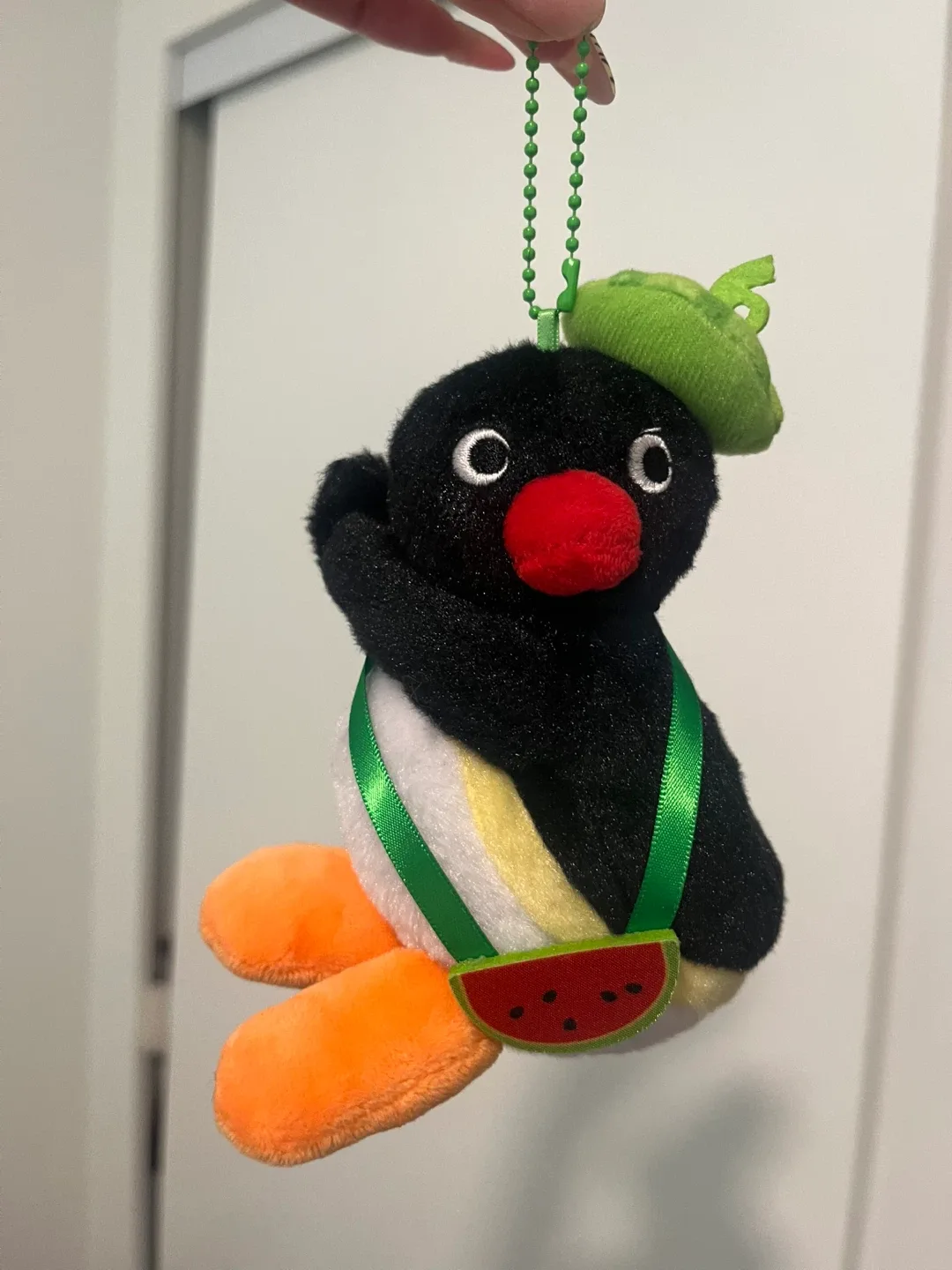 Pingu fruit keychain (watermelon)