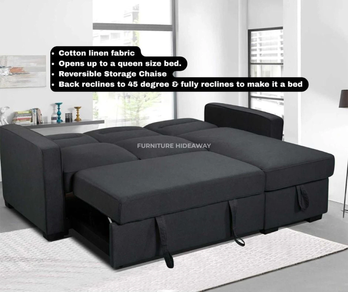 🤩🥳Fully reclining sleeper with storage- ON SALE!!!🥳🤩 - photo 3