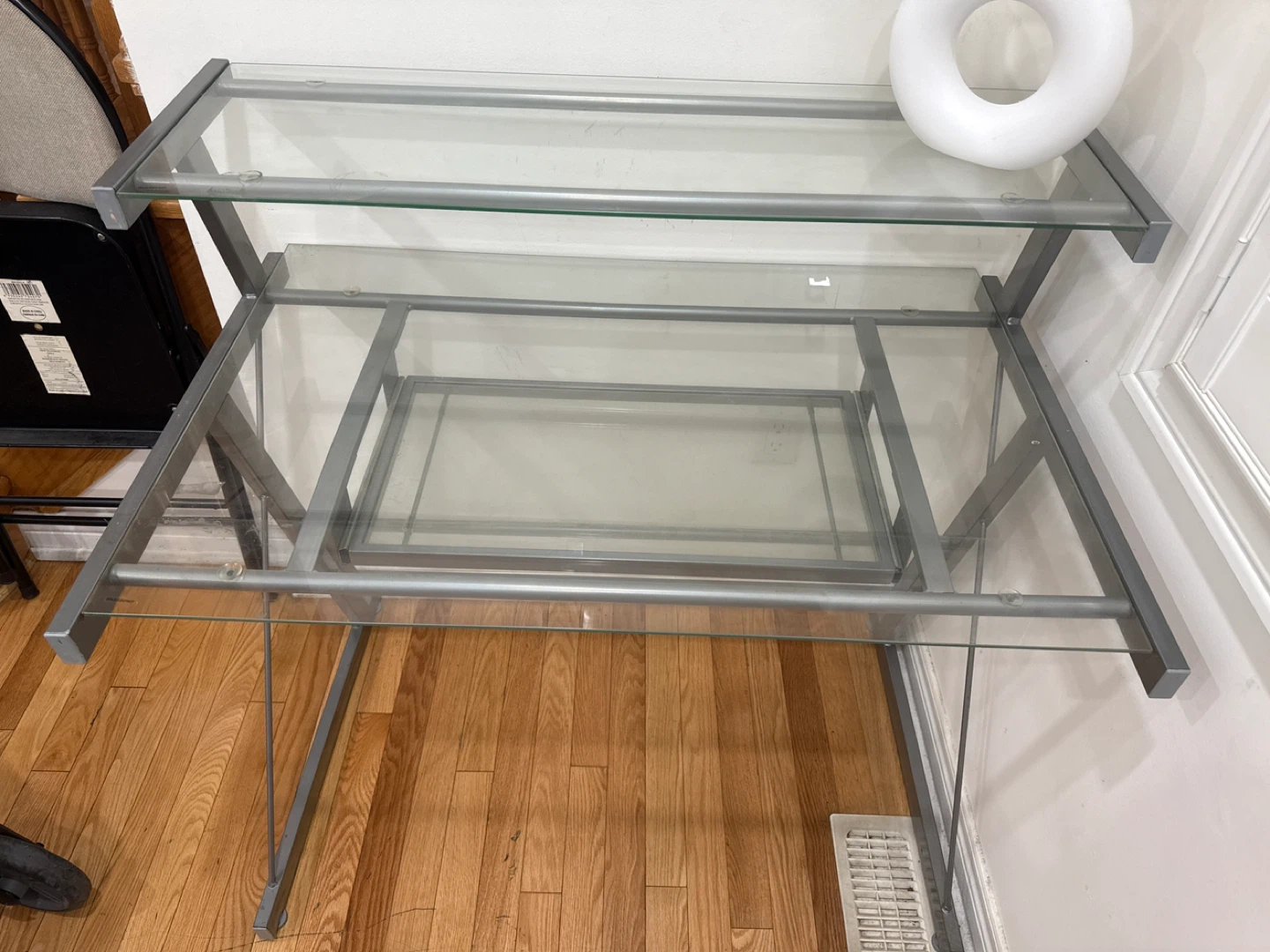 Glass & Metal Shelf Unit - photo 2