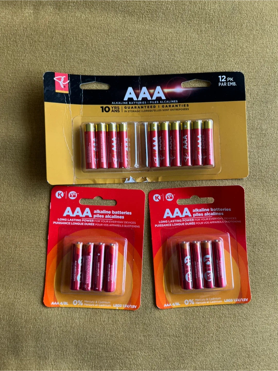 AAA Alkaline Batteries - New Packs thumbnail