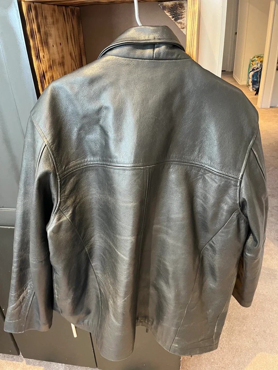 Profilo Classics Black Leather Jacket image indicator(4)