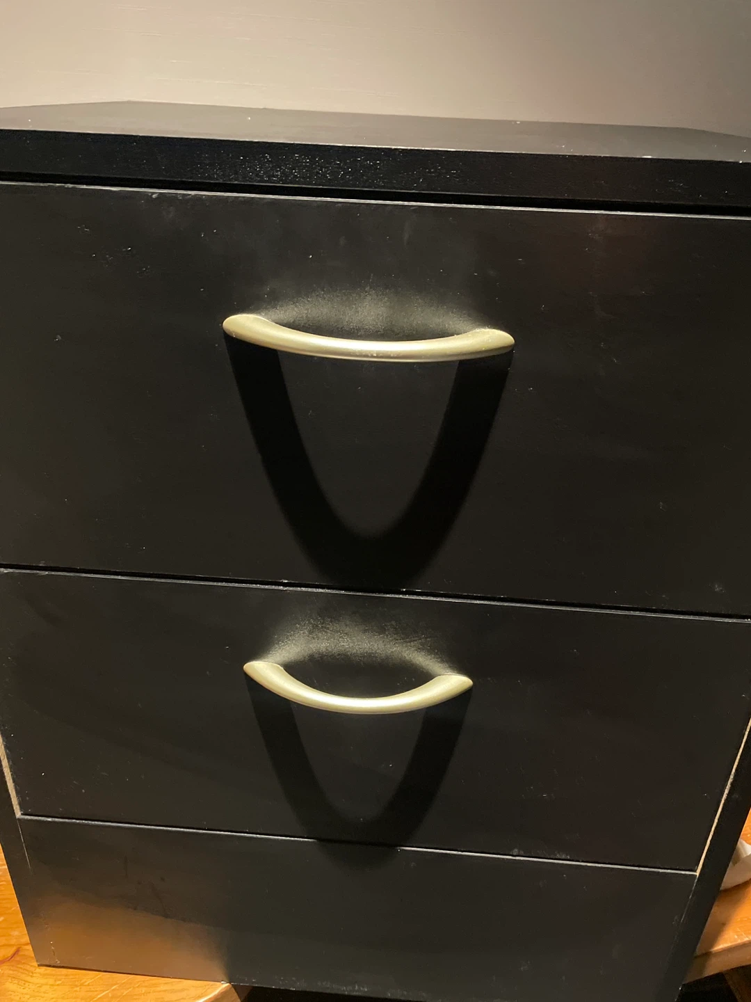 Black 2 Drawer Dresser - photo 2