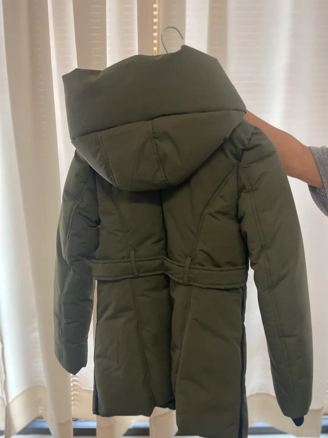 Point Zero Olive Green Puffer Jacket - small image indicator(3)