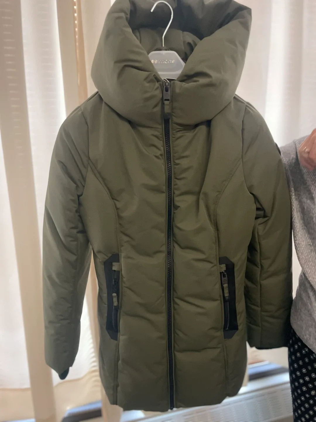Point Zero Olive Green Puffer Jacket - small image indicator(2)
