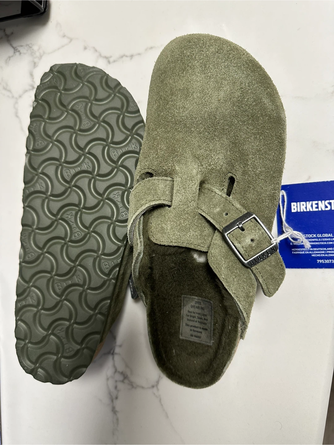 Birkenstock Boston Shearling Suede Clogs EU 36/US 5 - photo 4