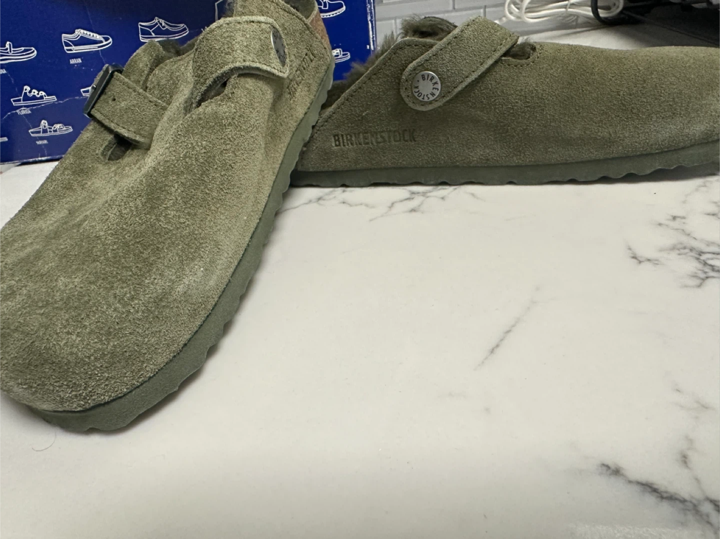 Birkenstock Boston Shearling Suede Clogs EU 36/US 5 - photo 2