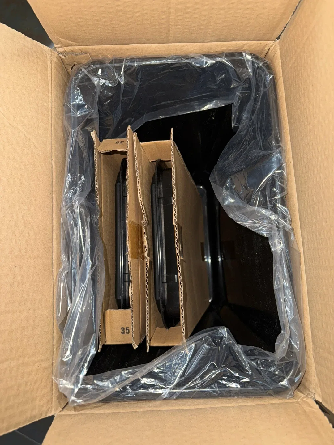 New Black Rev-A-Shelf Waste Bins - Set of 2 image indicator(2)