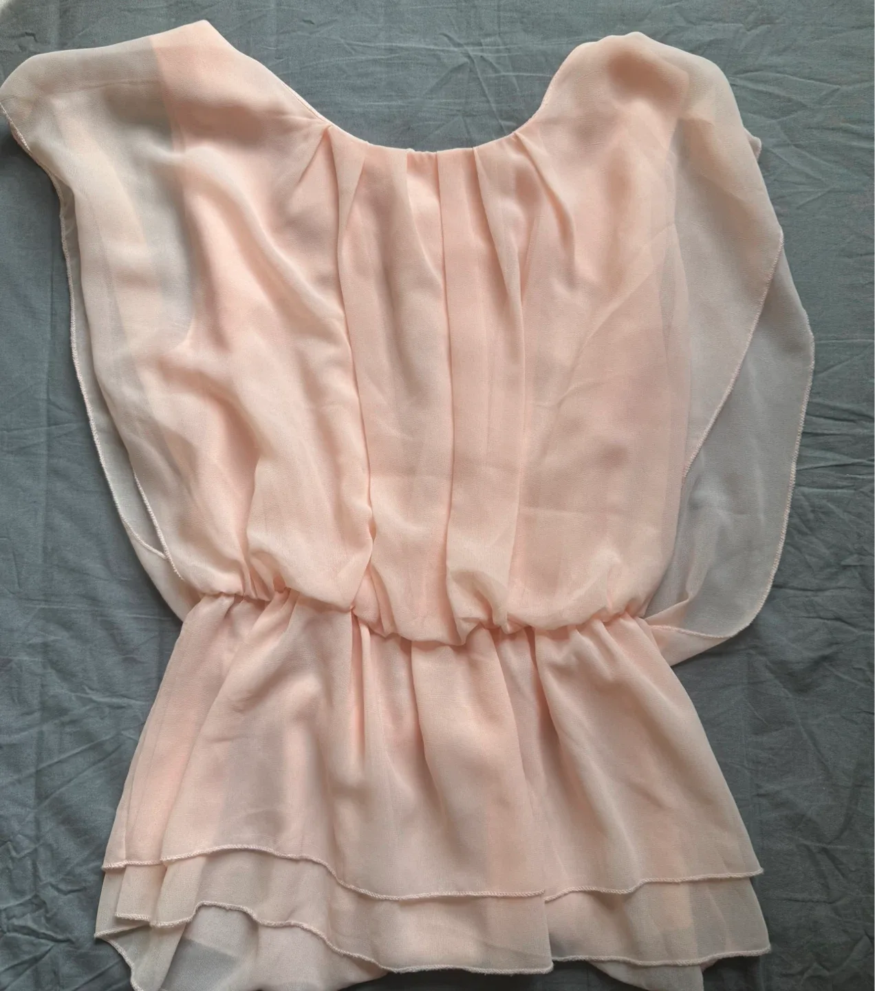 Peach Chiffon Blouse thumbnail